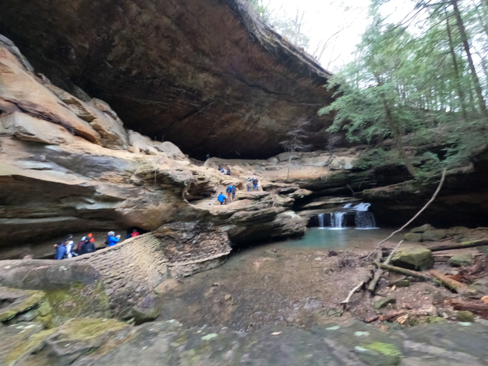 Winter Hike along the trail: Old Man's Cave