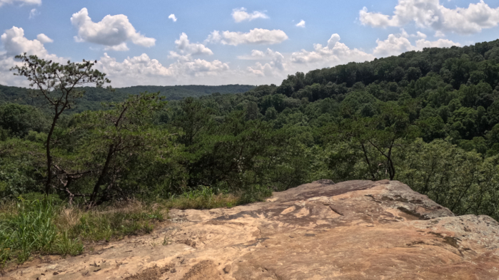 Airplane Rock in Hocking State Forest in Ohio's Hocking Hills