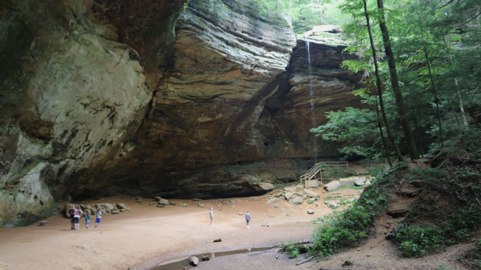 Ash Cave - Hocking Hills State Park in winter.