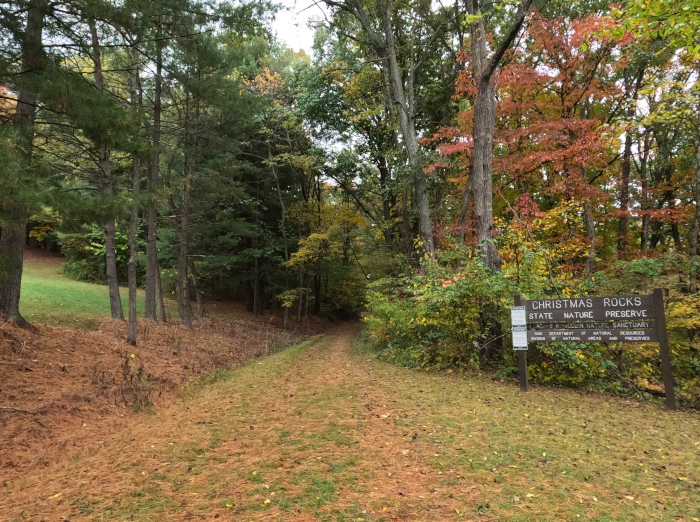 Jacob's Ladder at 
Christmas Rocks State Nature Preserve