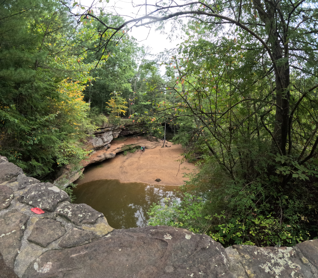 Hocking Hills Fall Colors: Old Man's Cave in southeastern Ohio