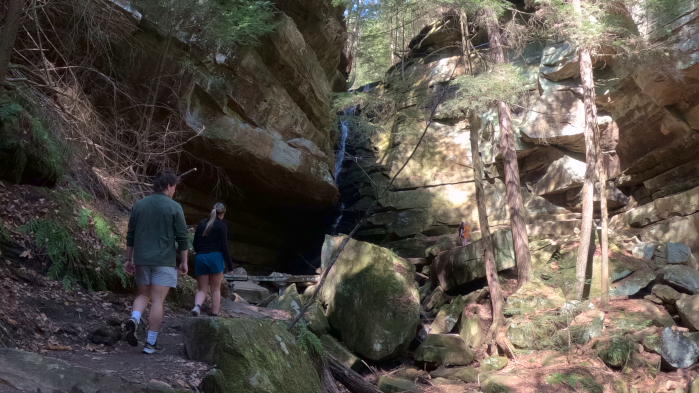 Trail at Whispering Cave  - 1-way loop trail.